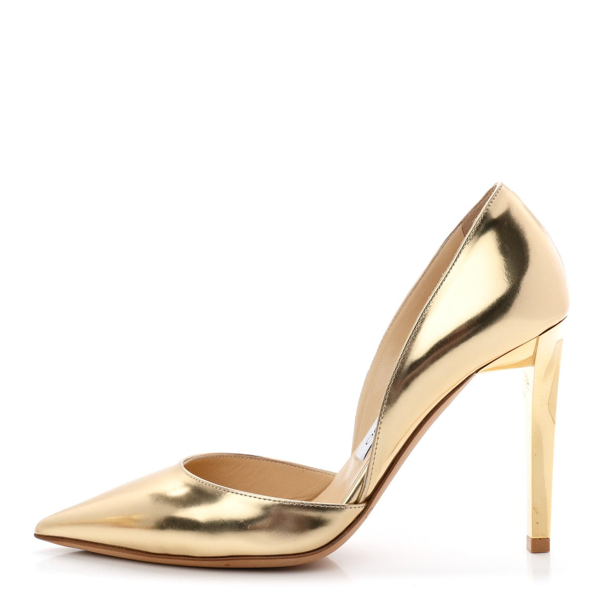 Jimmy Choomirror Calfskin Darylin Gold