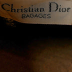 Christian Dior Monogram Canvas Boston Bag Brown