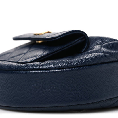 Quilted Caviar Hobo Bag