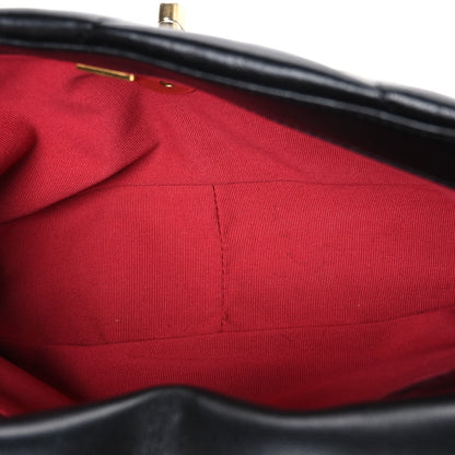 Medium Quilted Lambskin Flap Shoulder Bag