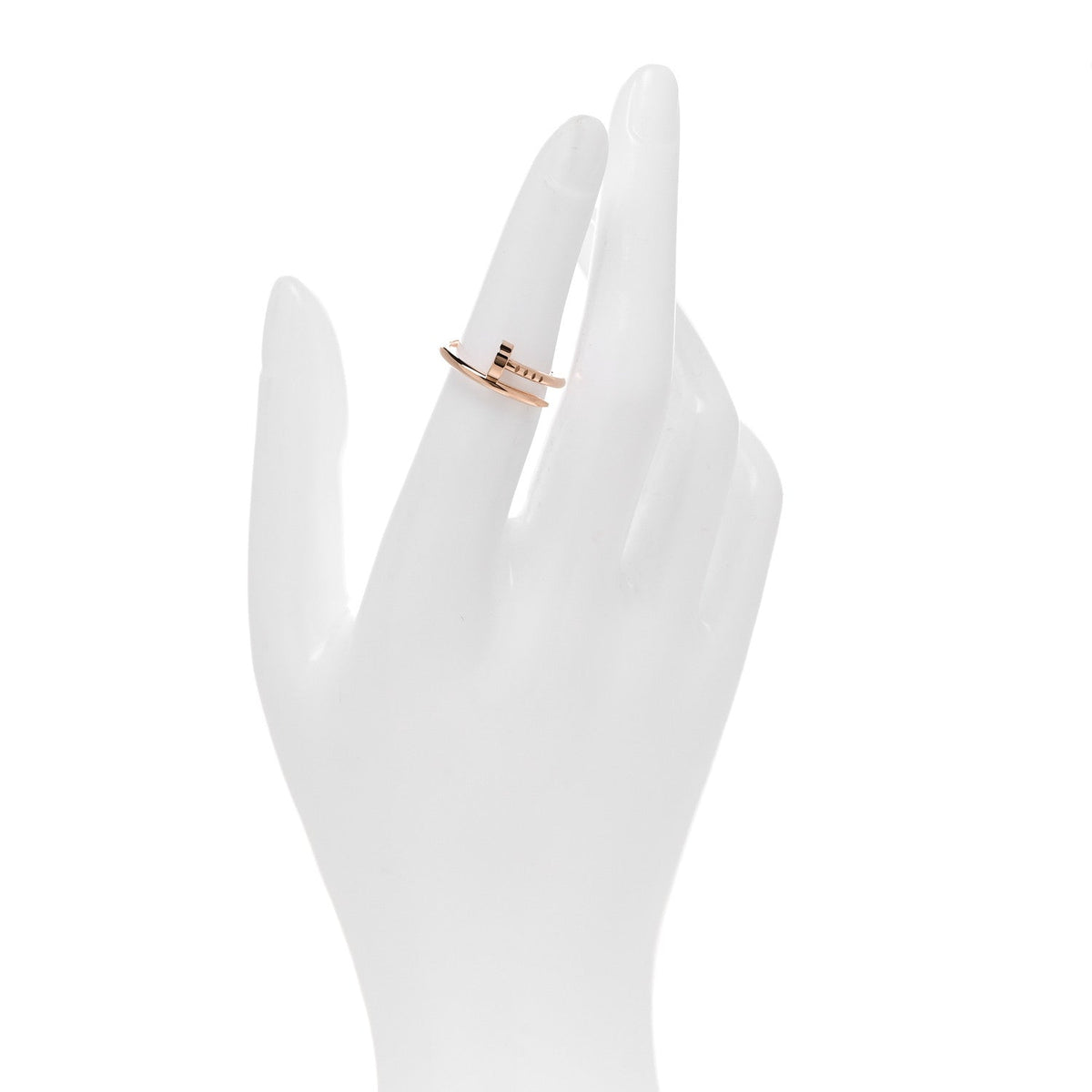 18K Pink Gold Small Juste Un Clou Ring 50 5.25