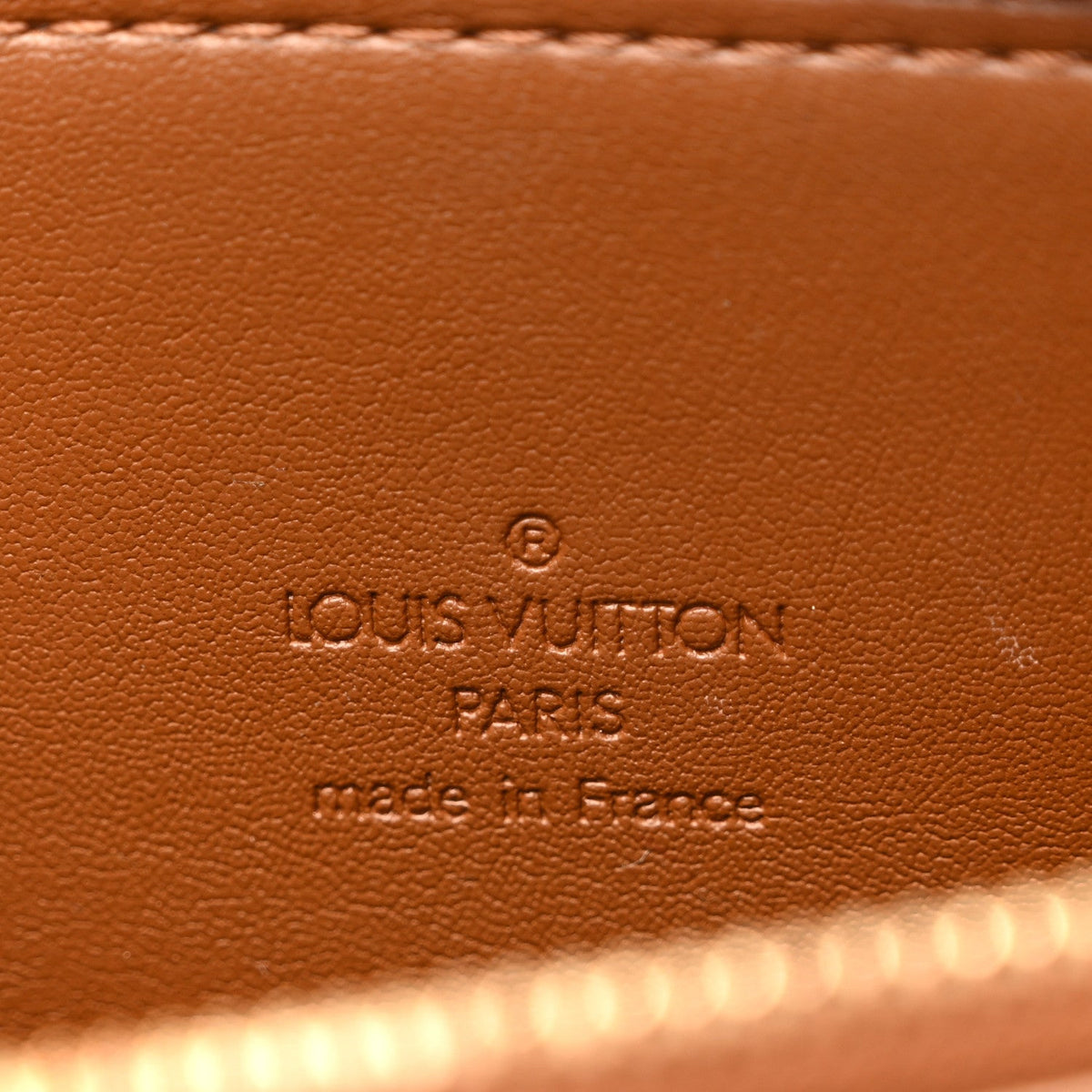 Vernis Mott Bronze Handbag