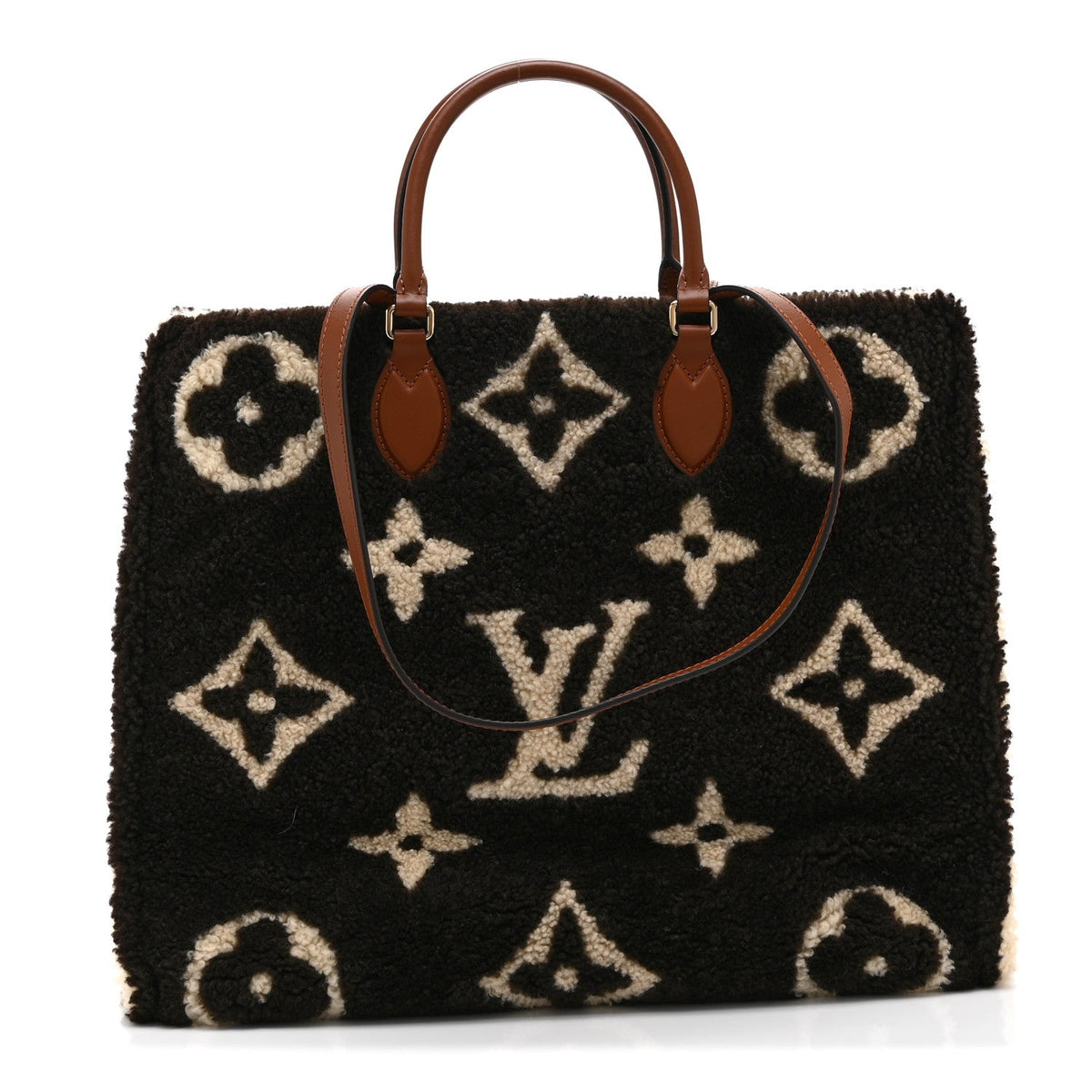 Shearling Handbag - Black