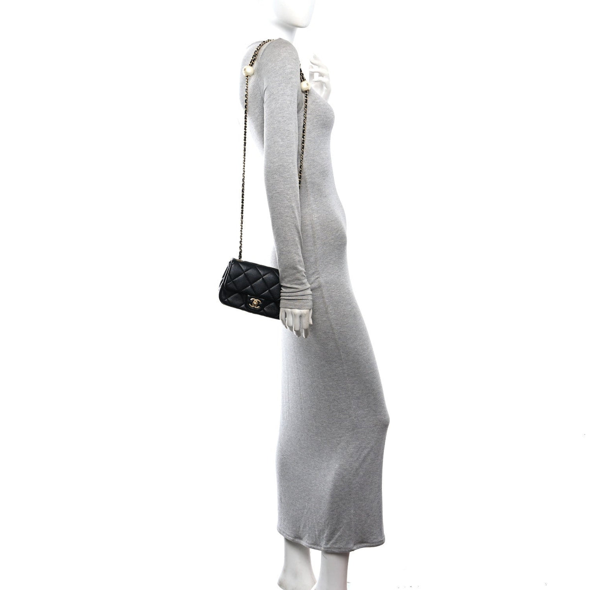 Mini Quilted Lambskin Flap Shoulder Bag