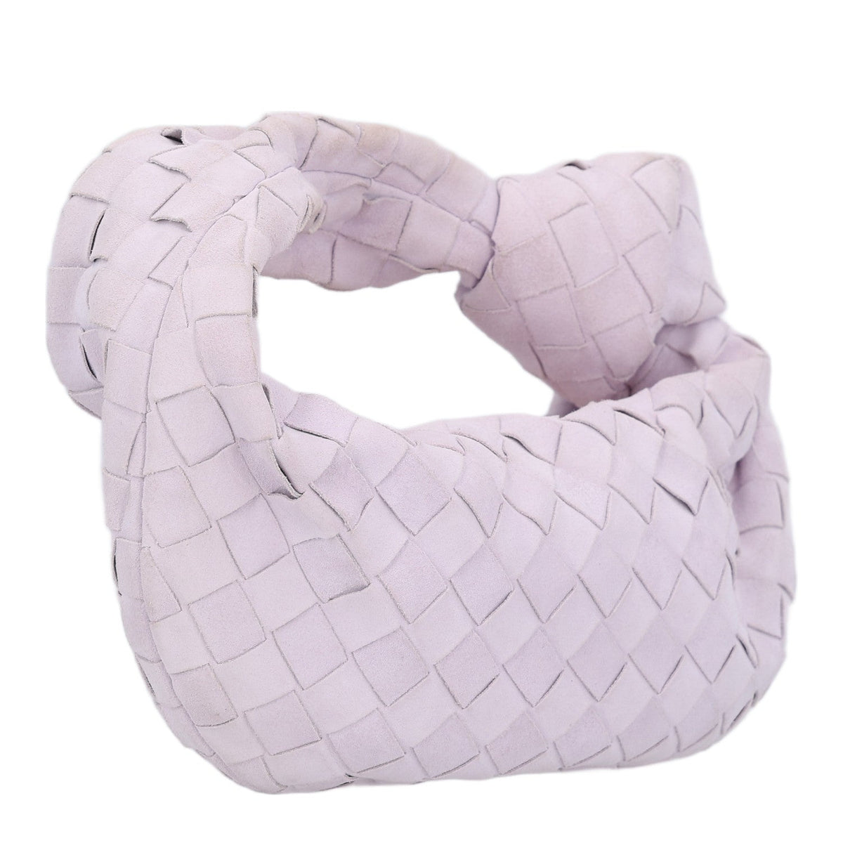 Bottega Veneta Suede Intrecciato Mini Jodie Mirth Washed