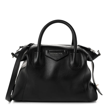 Small Calfskin Handbag - Black