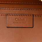 Chloe Calfskin Snakeskin Embossed Small Roy Bag Multicolor