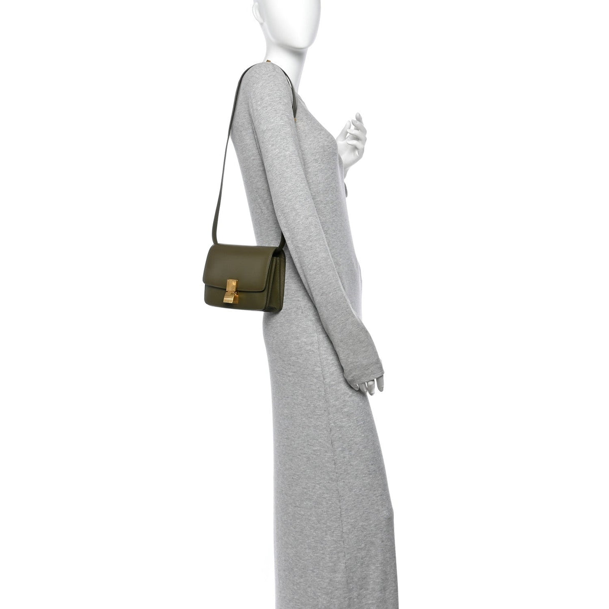 Small Calfskin Flap Shoulder Bag