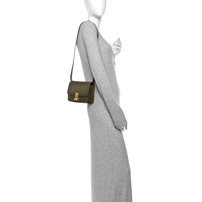 Small Calfskin Flap Shoulder Bag