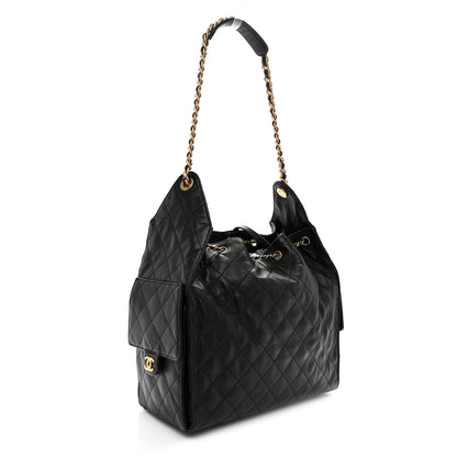 Medium Quilted Caviar Handbag