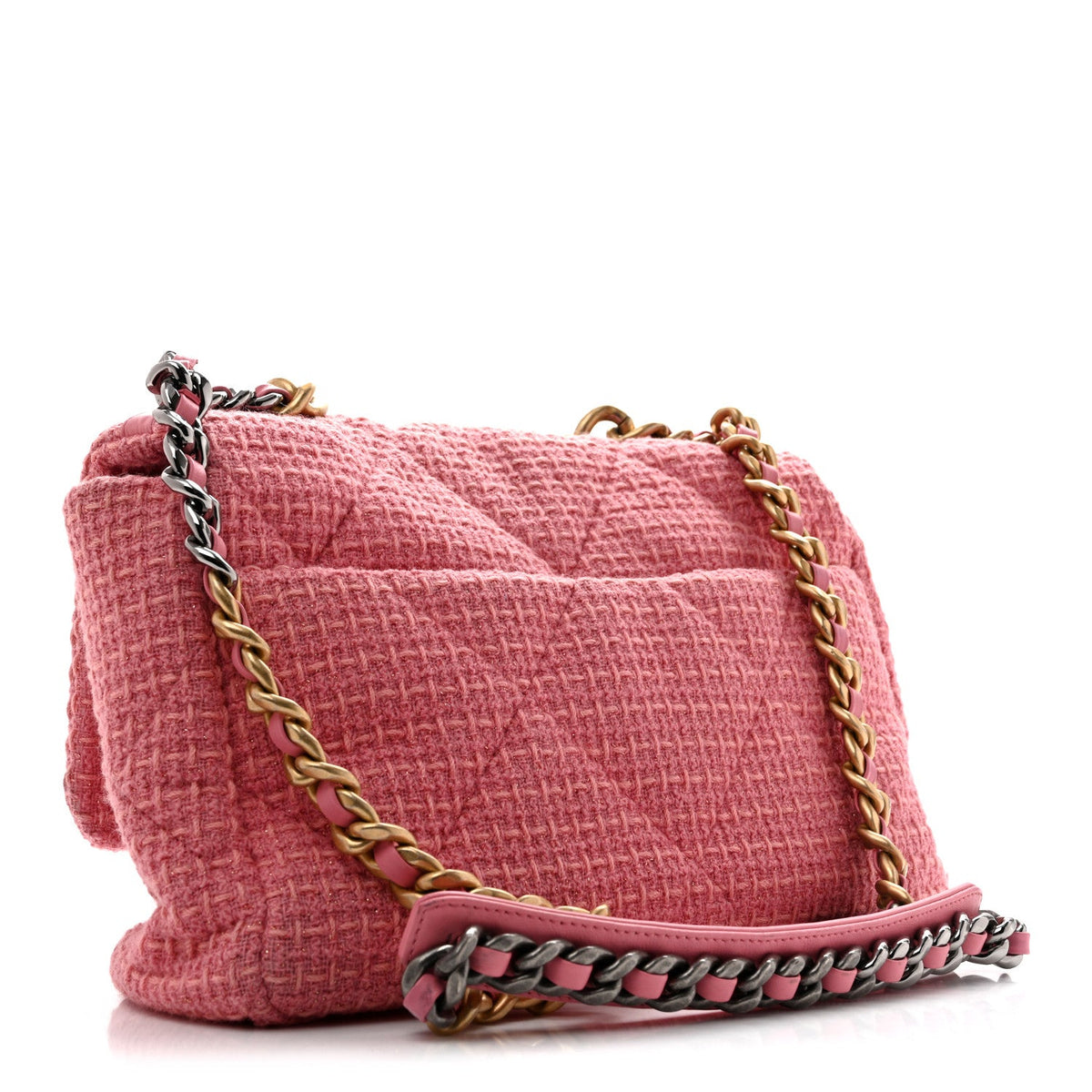 Large Quilted Flap Shoulder Bag