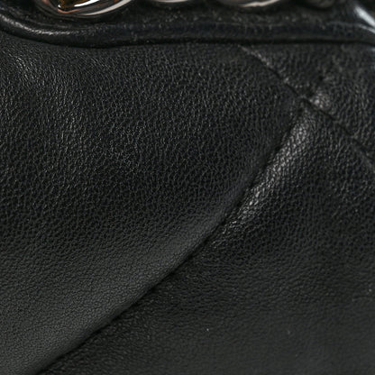 Medium Quilted Lambskin Flap Shoulder Bag