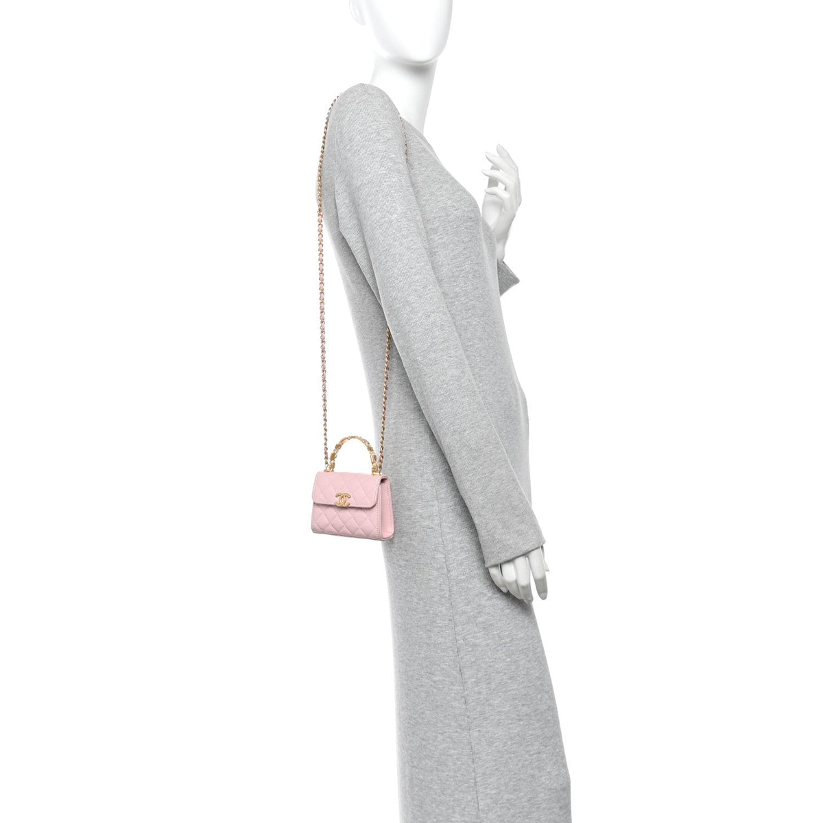 Mini Quilted Lambskin Flap Shoulder Bag