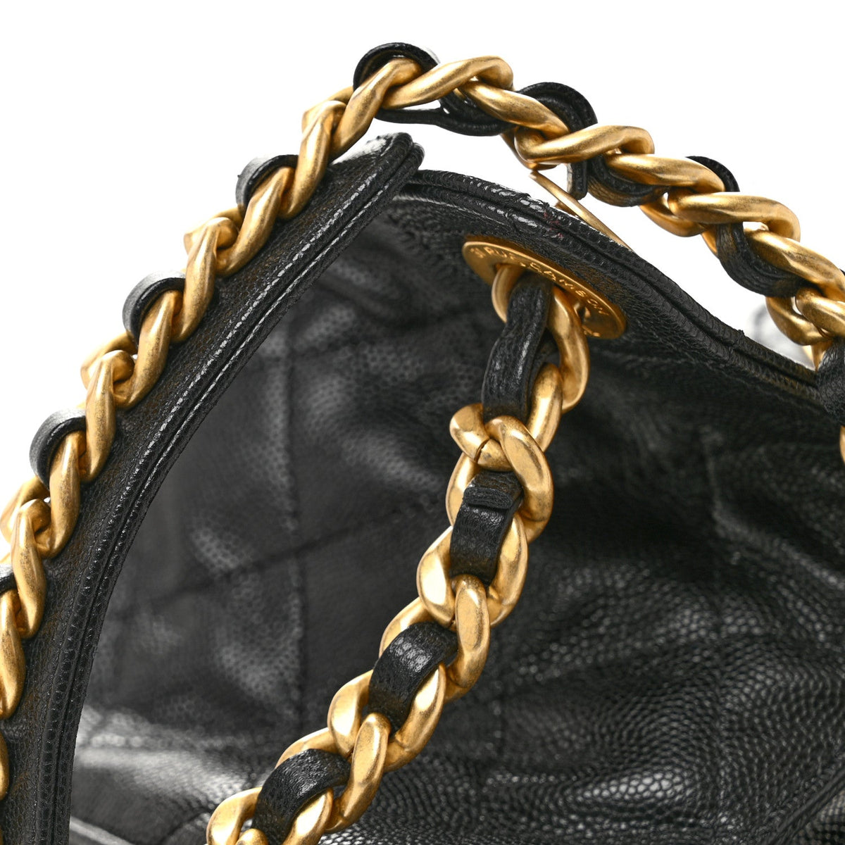 Medium Quilted Caviar Handbag