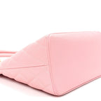 Chanel Caviar Quilted Medallion CC Tote Light Pink