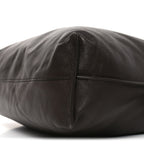 Loewe Calfskin Flamenco Puffer Knot Bag Dark Brown