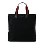 Gucci GG Monogram Large Web Handle Vertical Tote Black