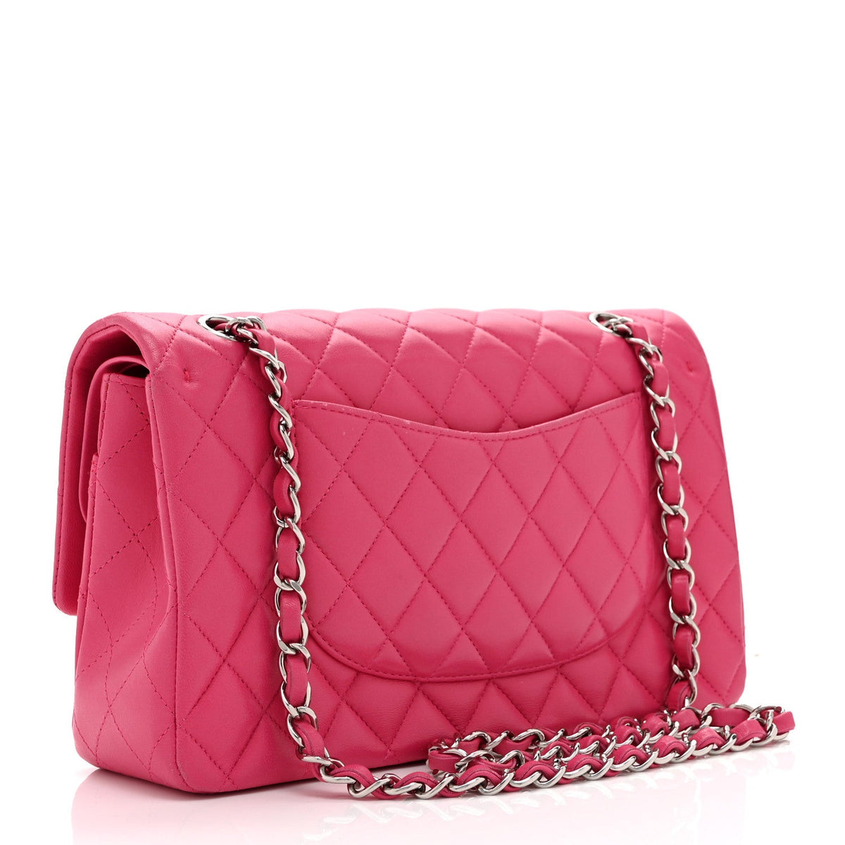 Medium Quilted Lambskin Flap Shoulder Bag