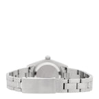Rolex Stainless Steel 24mm Oyster Perpetual Watch Black 76080
