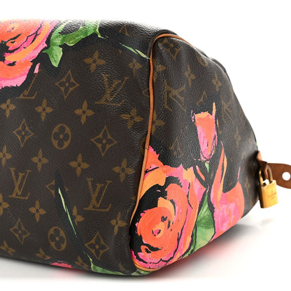 Monogram Roses Speedy 30 Handbag