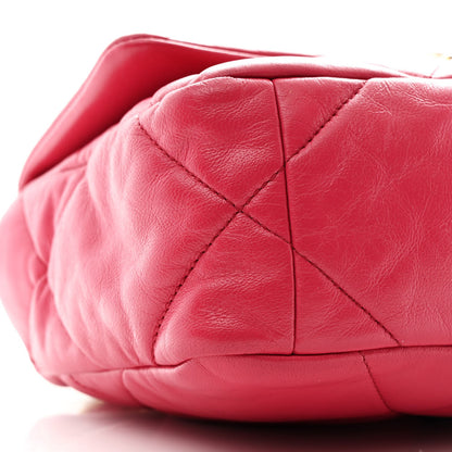 Medium Quilted Lambskin Flap Shoulder Bag