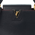Louis Vuitton Taurillon Capucines PM Marine Rouge