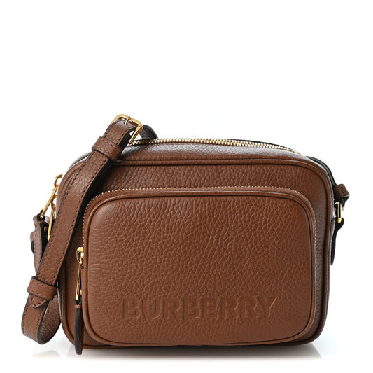 Small Calfskin Crossbody Bag - Tan