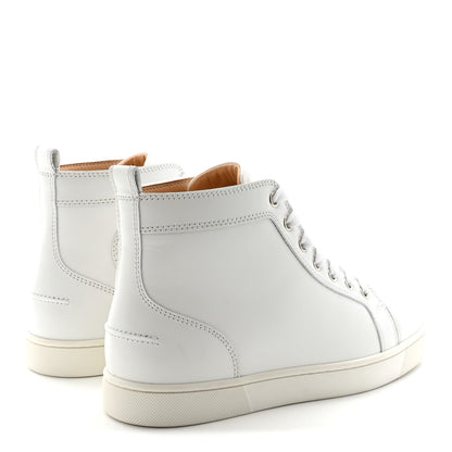 Christian Louboutin Calfskin Men's Louis Flat Sneakers 39 White