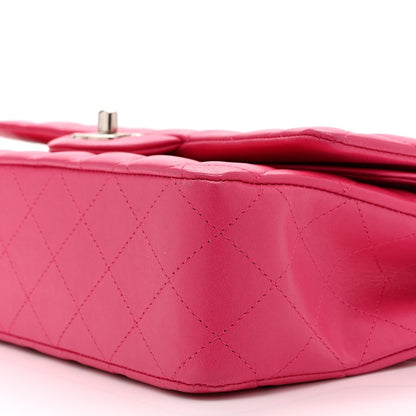 Medium Quilted Lambskin Flap Shoulder Bag