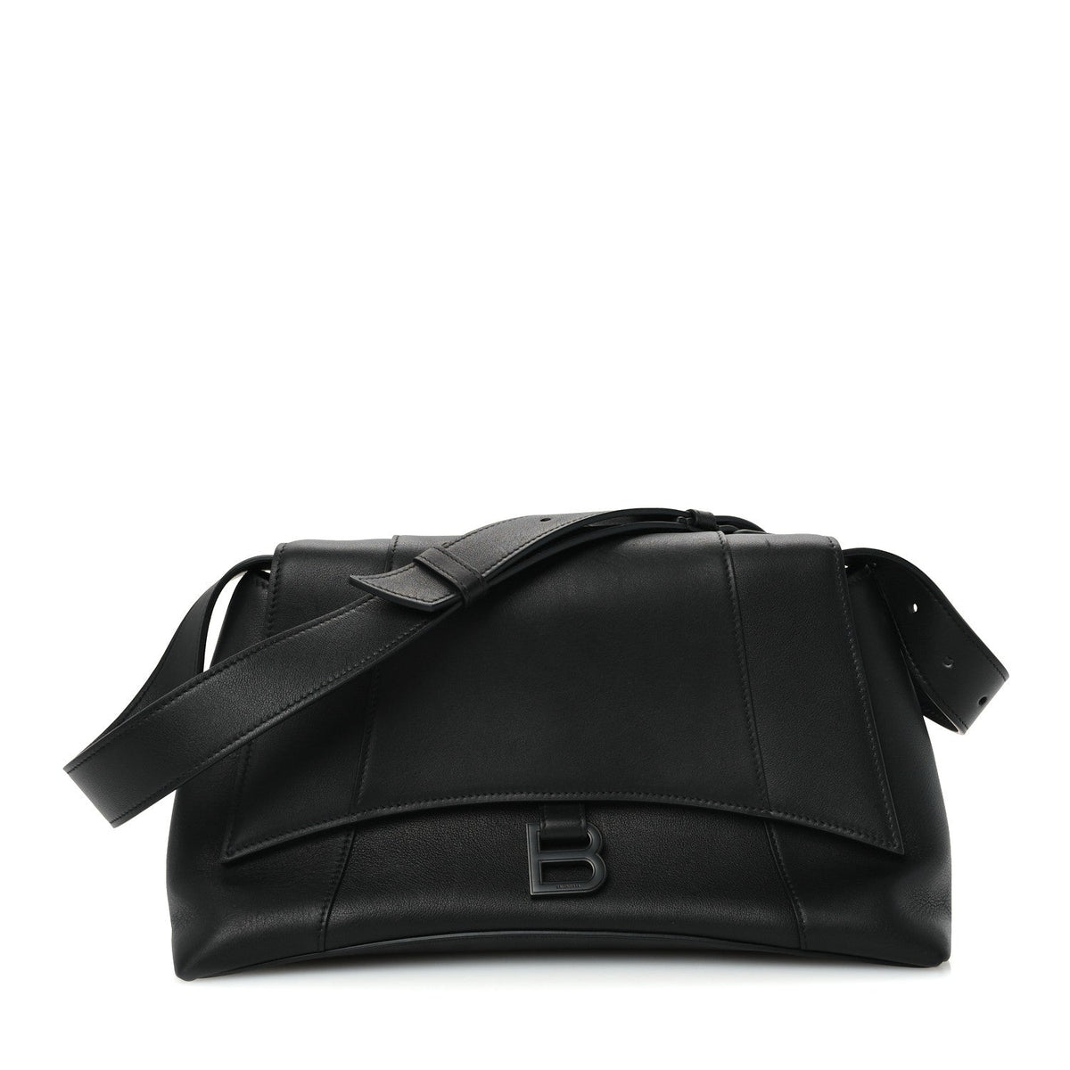 Calfskin Shoulder Bag - Black