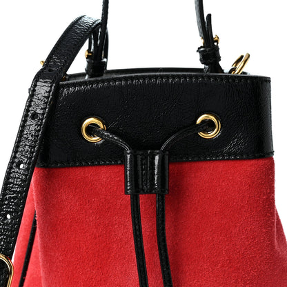Small Suede Bucket Bag