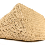 Saint Laurent Raffia Le Crossbody Naturel