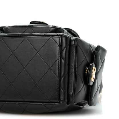 Quilted Lambskin Hobo Bag