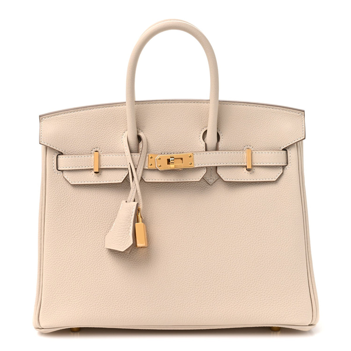 Togo Birkin 25 Craie Handbag
