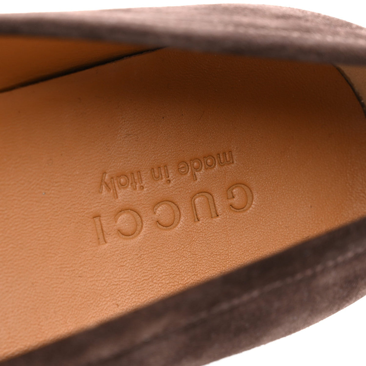Gucci Suede Men's Jordy Horsebit Loafers 8 Night Cocoa