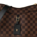 Louis Vuitton Damier Ebene Odeon MM Bag Black