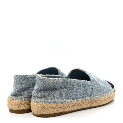 Chanel Fabric Grosgrain CC Women's Espadrilles 38