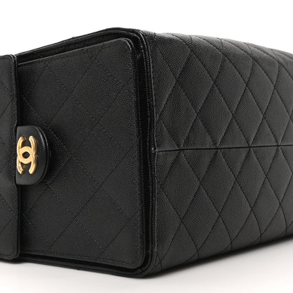 Medium Quilted Caviar Handbag