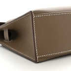 Hermès Swift Kelly Pochette Clutch Etoupe