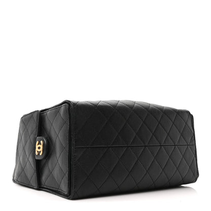 Medium Quilted Caviar Handbag