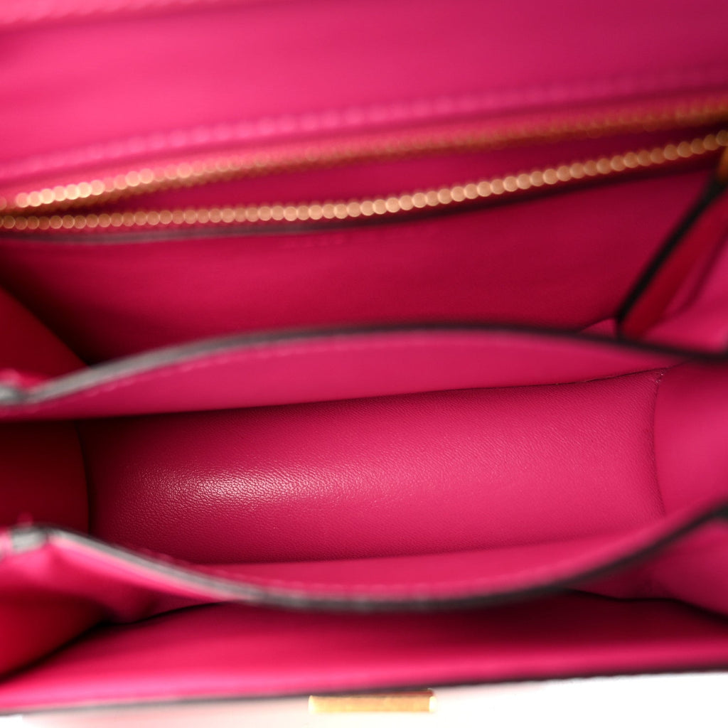 Celine Box Calfskin Small Classic Box Flap Bag Hibiscus