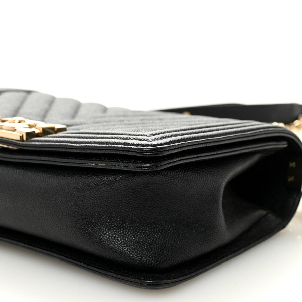 Medium Quilted Caviar Flap Shoulder Bag