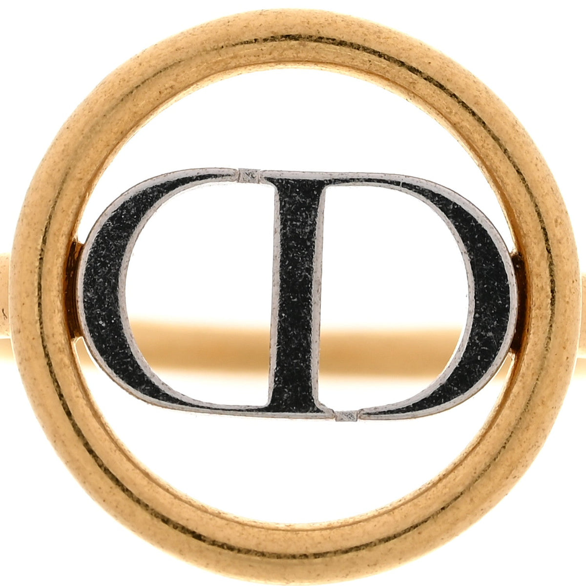Christian DiorMetal Montaigne 30 Ring Silver Gold