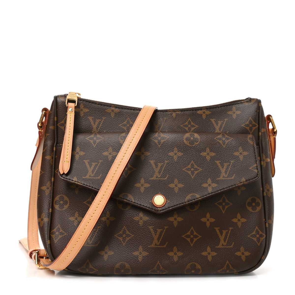 Louis Vuitton Monogram Mabillon Shoulder Bag Brown