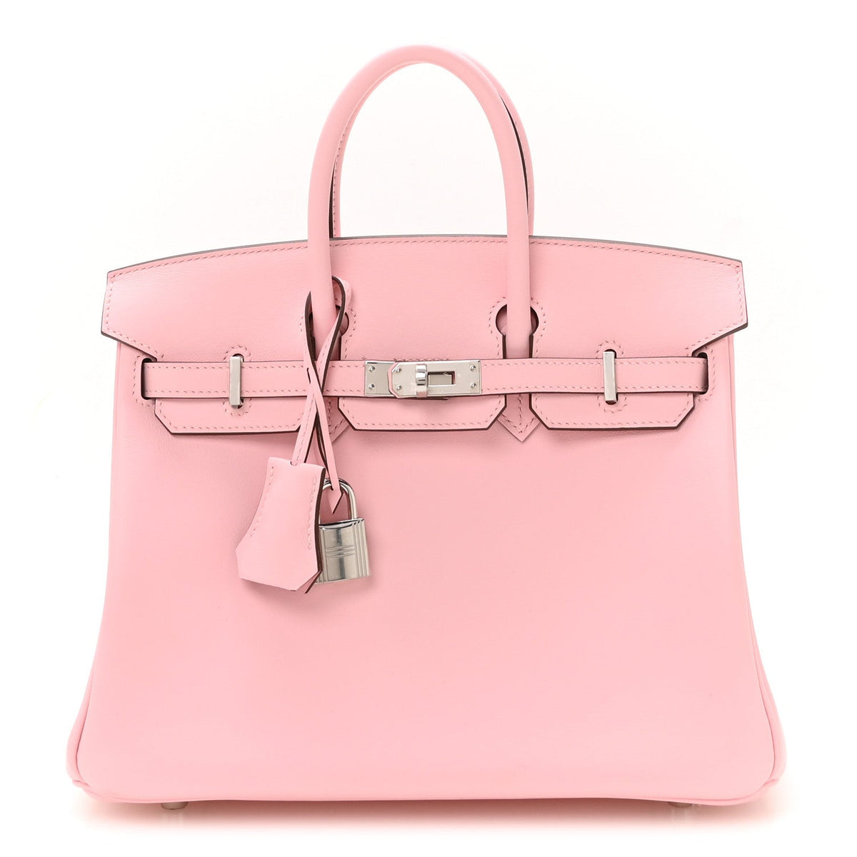 Swift Birkin 25 Rose Sakura Handbag