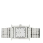 Hermes Stainless Steel 21mm Heure H Watch White