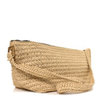 Saint Laurent Raffia Le Crossbody Naturel
