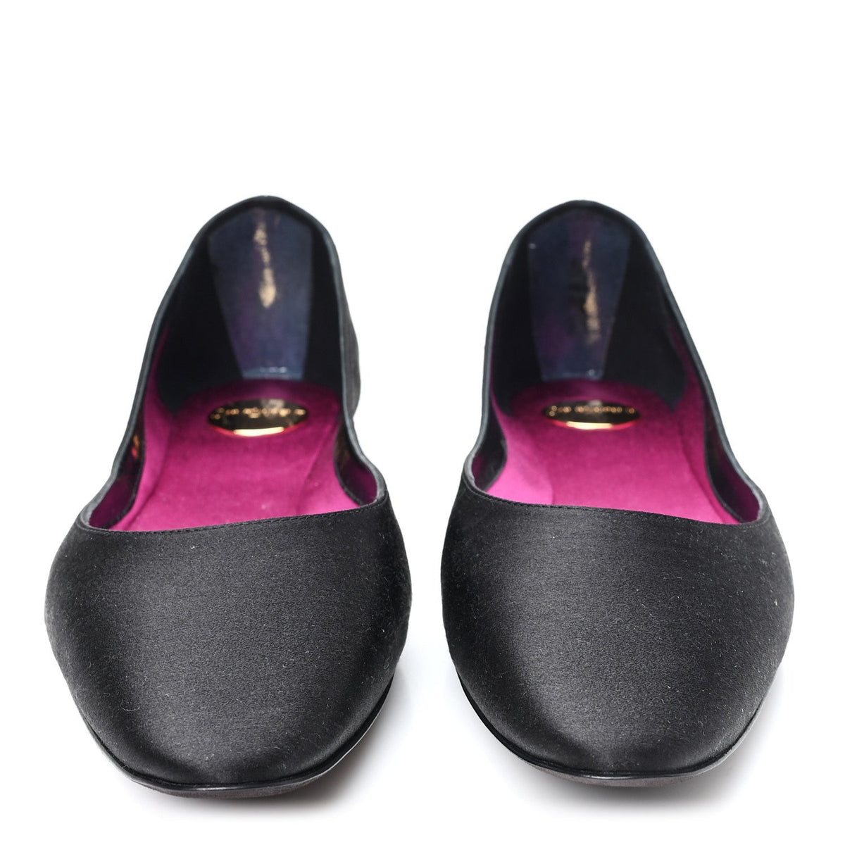 Saint Laurent Suede Women's Raso Regale Ballerina Flats 37 Nero