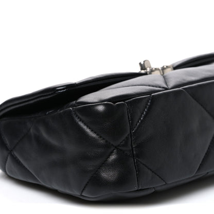 Medium Quilted Lambskin Flap Shoulder Bag