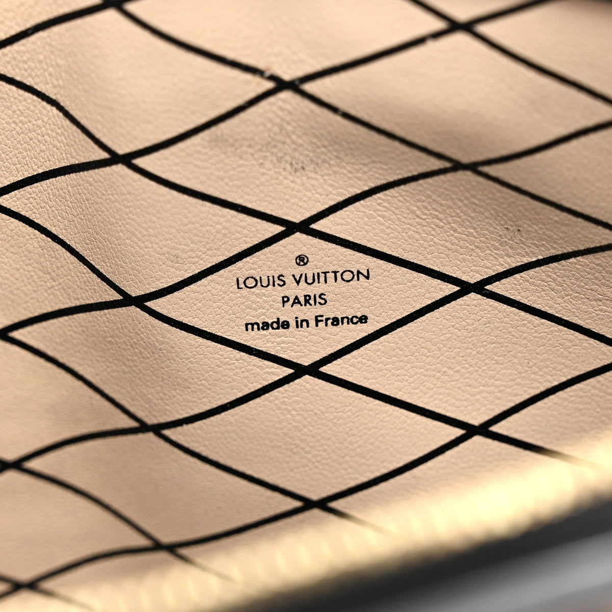 Louis Vuitton Reverse Monogram Trunk Clutch Bag Brown